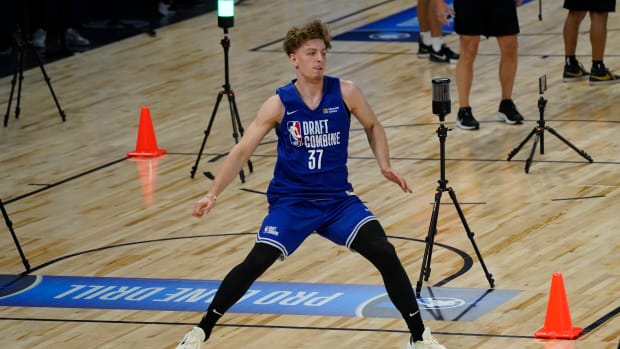 Brandin Podziemski, Santa Clara, NBA Draft Combine